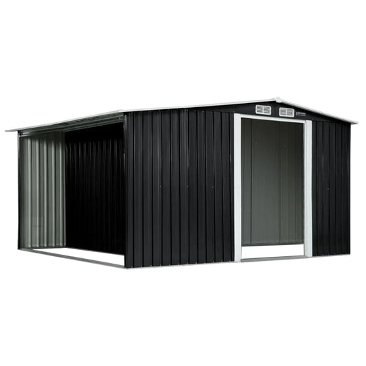 Wallaroo Garden Shed with Semi-Closed Storage 10*8FT