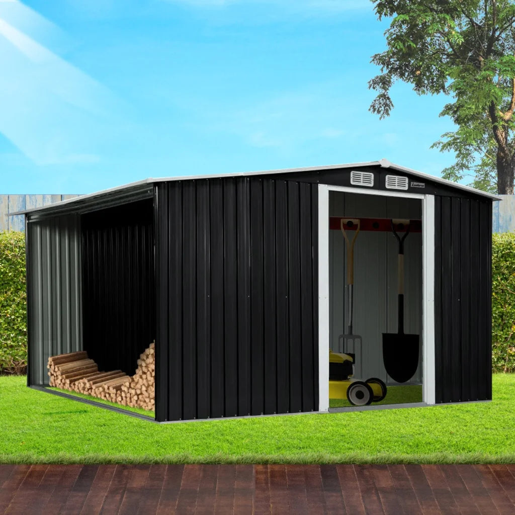 Wallaroo Garden Shed with Semi-Closed Storage 10*8FT