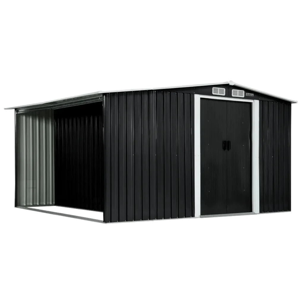Wallaroo Garden Shed with Semi-Closed Storage 10*8FT