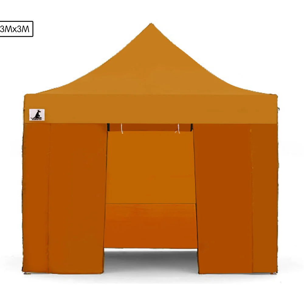 Wallaroo Gazebo Tent Marquee 3x3 PopUp Outdoor - Orange