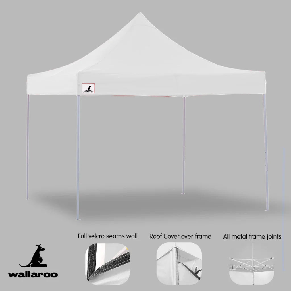 Wallaroo Gazebo Tent Marquee 3x3 PopUp Outdoor Wallaroo