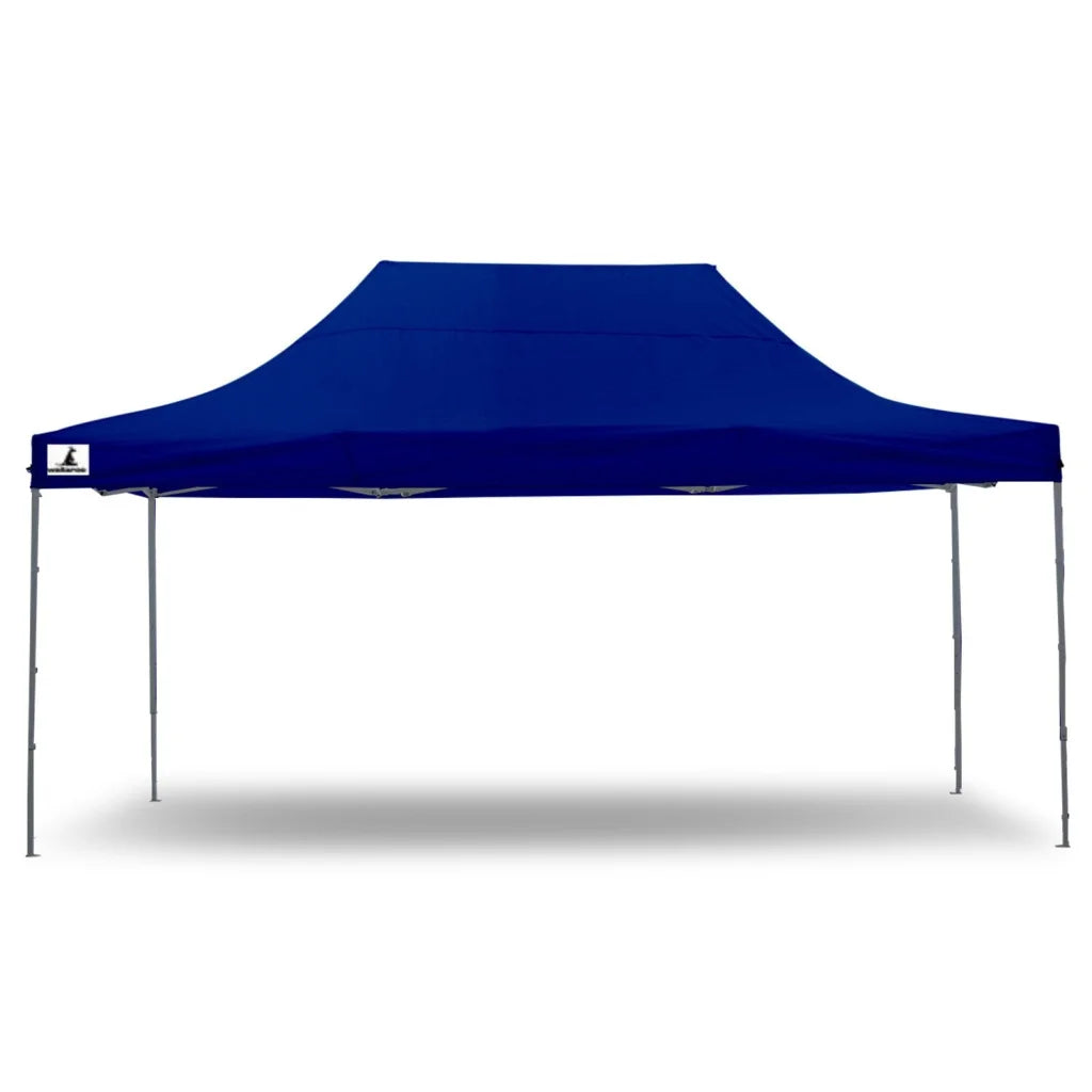 Wallaroo Gazebo Tent Marquee 3x4.5m PopUp Outdoor Blue
