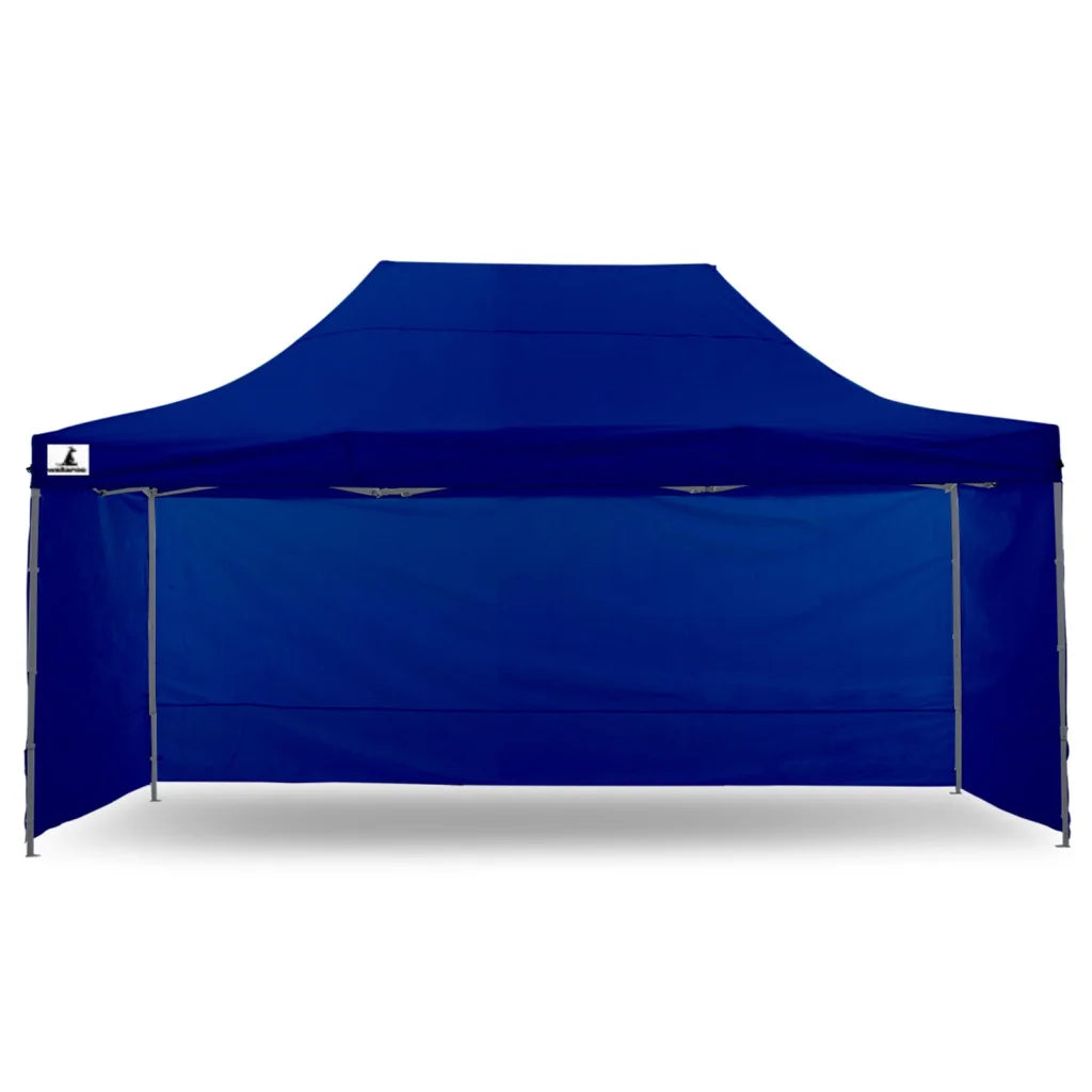 Wallaroo Gazebo Tent Marquee 3x4.5m PopUp Outdoor Blue