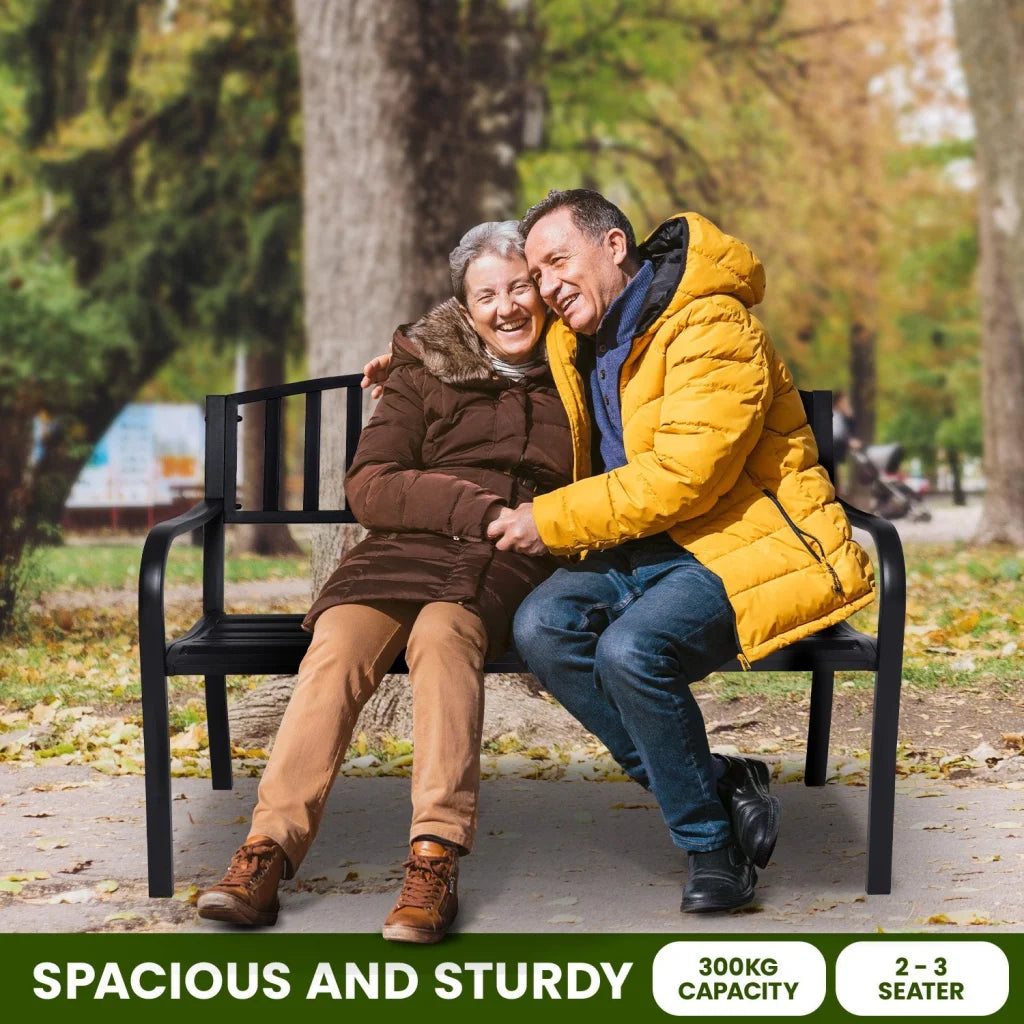 Wallaroo Steel Outdoor Garden Bench - Classic - Furniture >