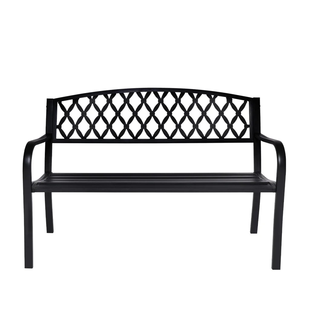 Wallaroo Steel Outdoor Garden Bench - Diamond - Baby & Kids