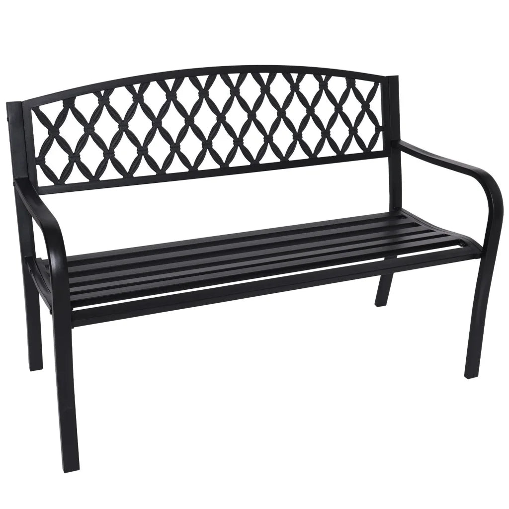 Wallaroo Steel Outdoor Garden Bench - Diamond - Baby & Kids
