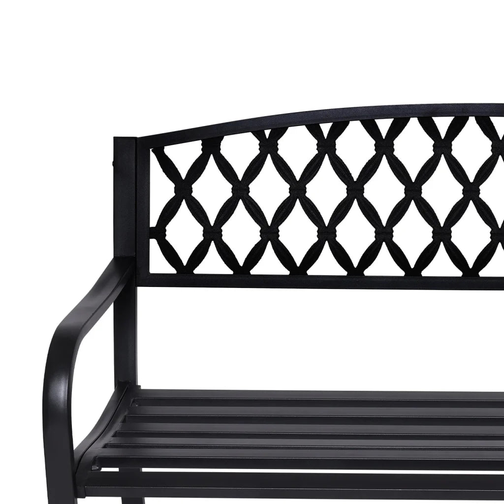 Wallaroo Steel Outdoor Garden Bench - Diamond - Baby & Kids