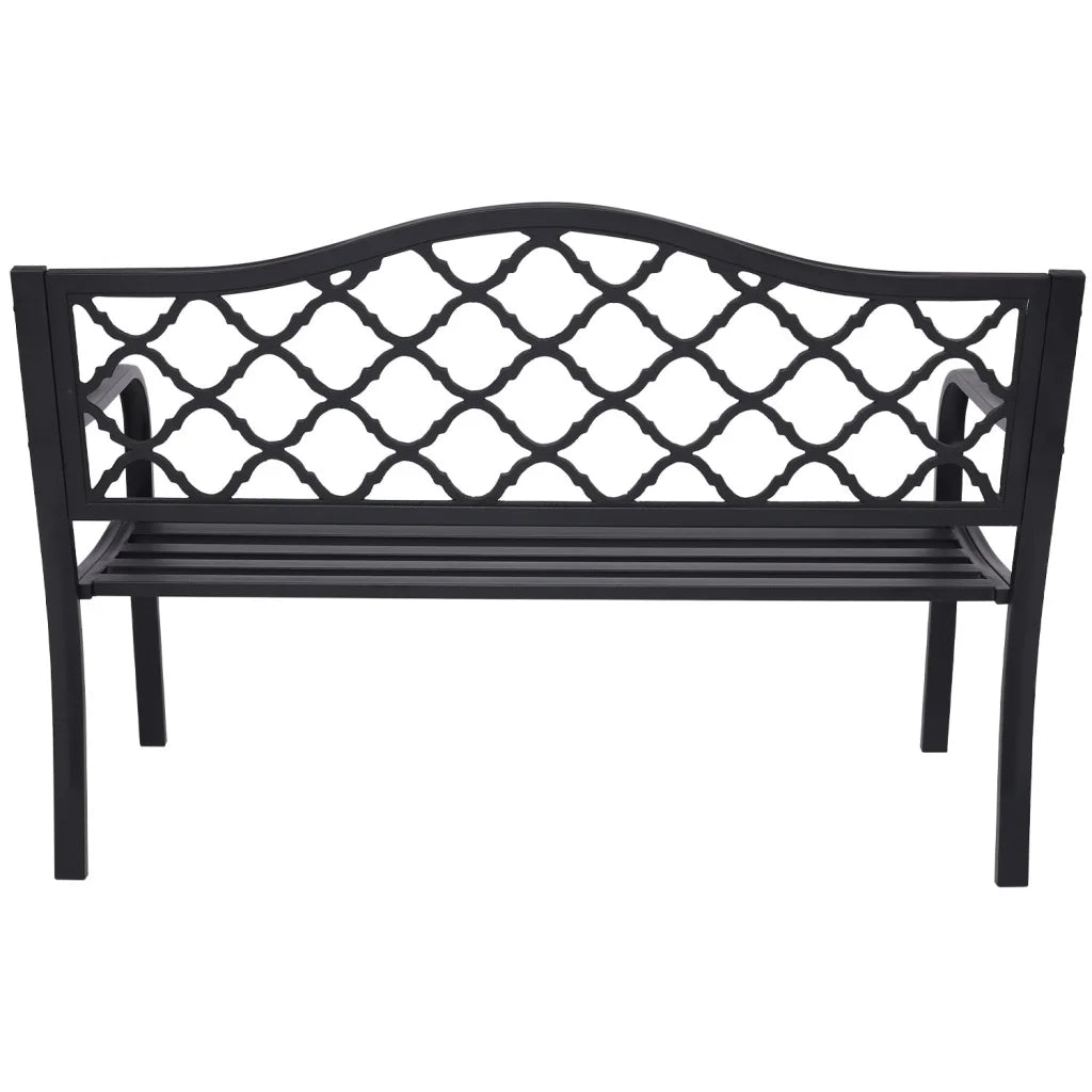 Wallaroo Steel Outdoor Garden Bench - Elegant - Furniture >