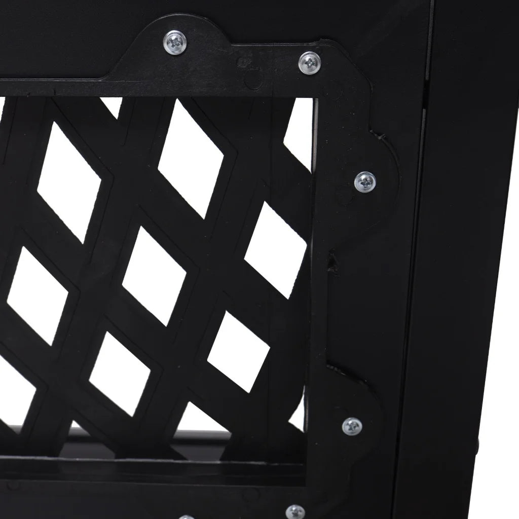 Wallaroo Steel Outdoor Garden Bench - Lattice - Furniture >