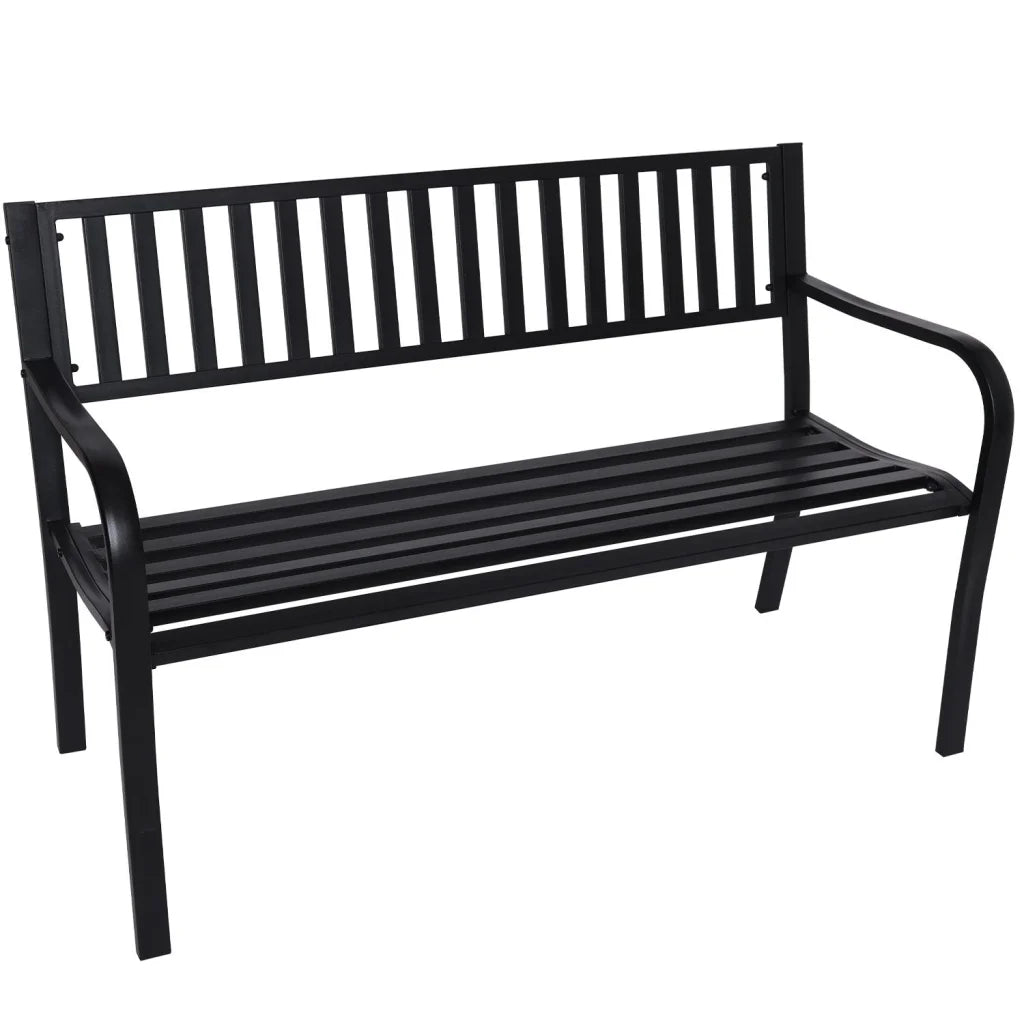 Wallaroo Steel Outdoor Garden Bench - Modern - Furniture >