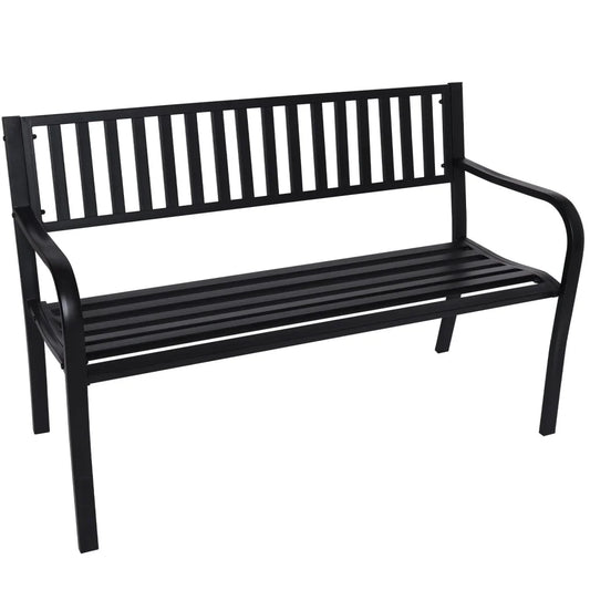 Wallaroo Steel Outdoor Garden Bench - Modern - Furniture >