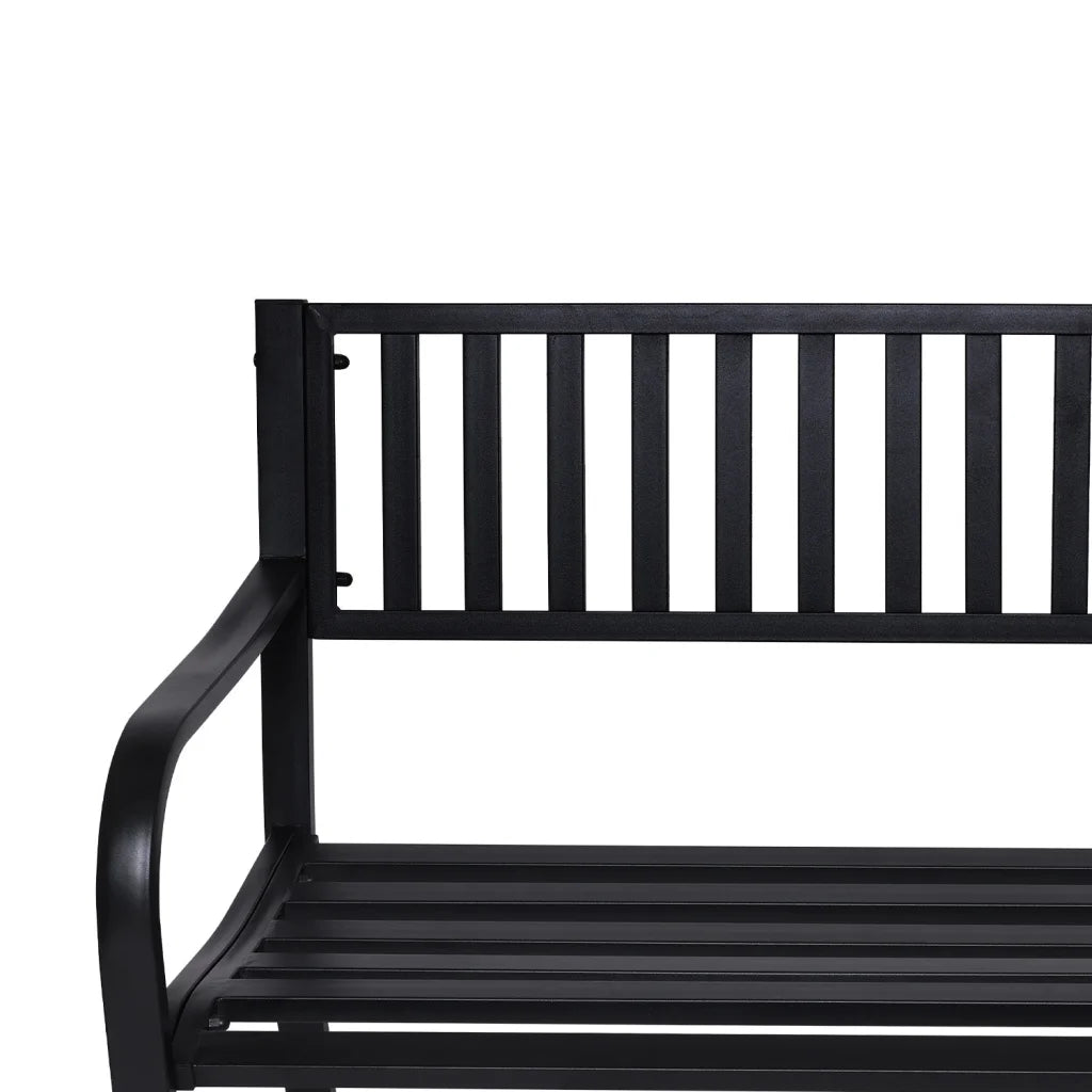 Wallaroo Steel Outdoor Garden Bench - Modern - Furniture >