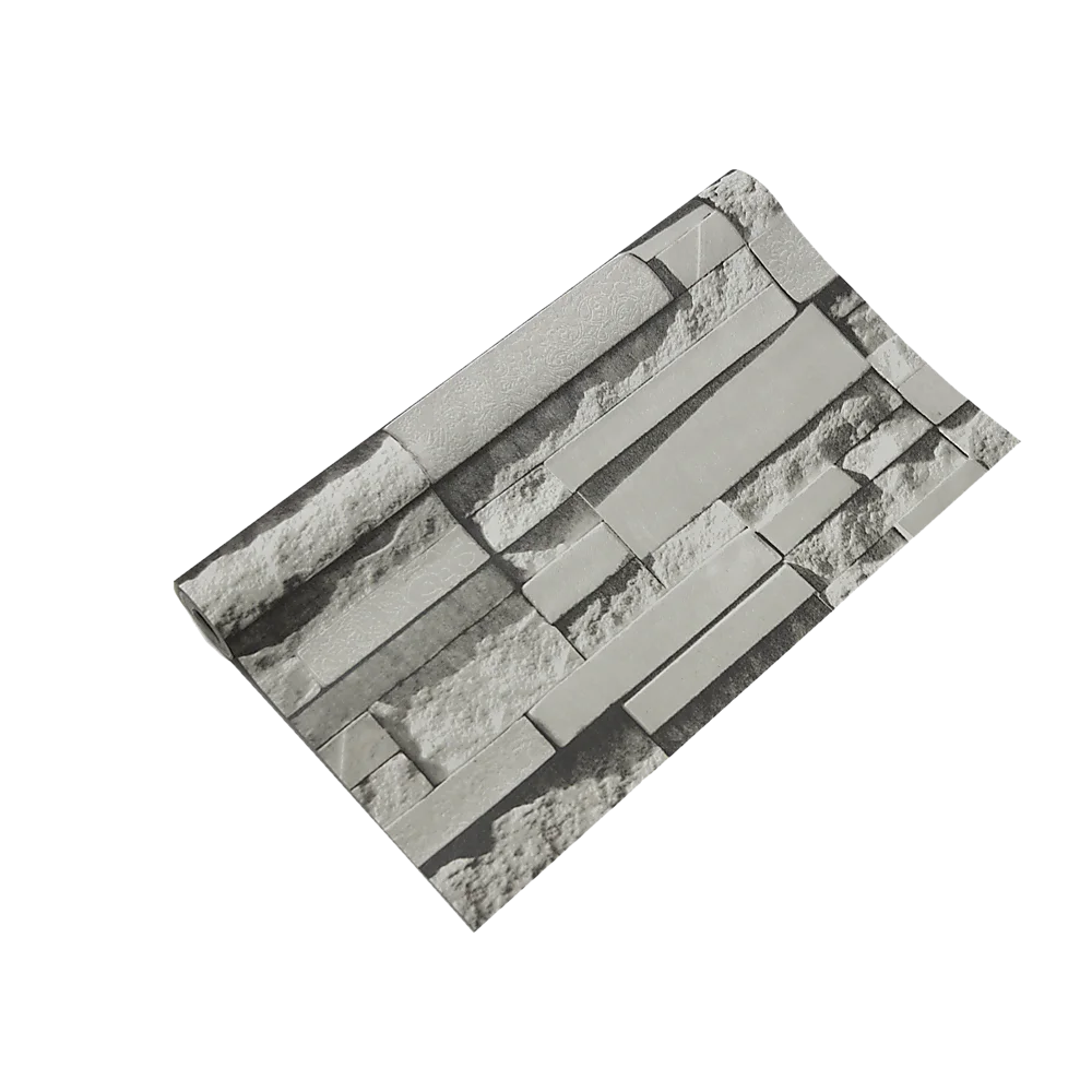 Wallpaper Brick Pattern 3D Textured Non-Woven Wall Paper