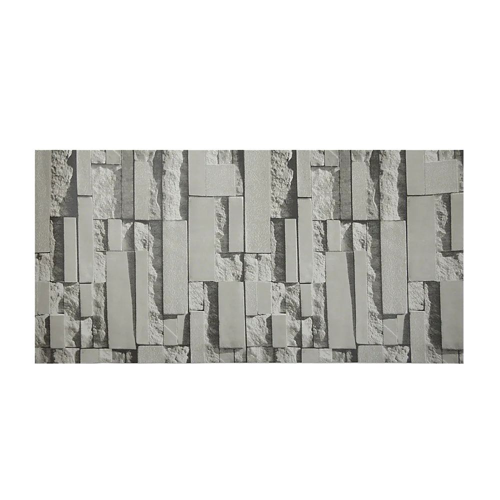 Wallpaper Brick Pattern 3D Textured Non-Woven Wall Paper