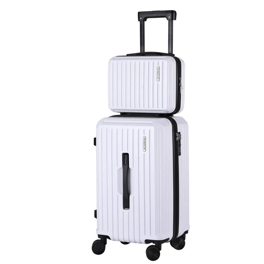 Wanderlite 2pcs Trunk Luggage Suitcase Travel Carry On TSA