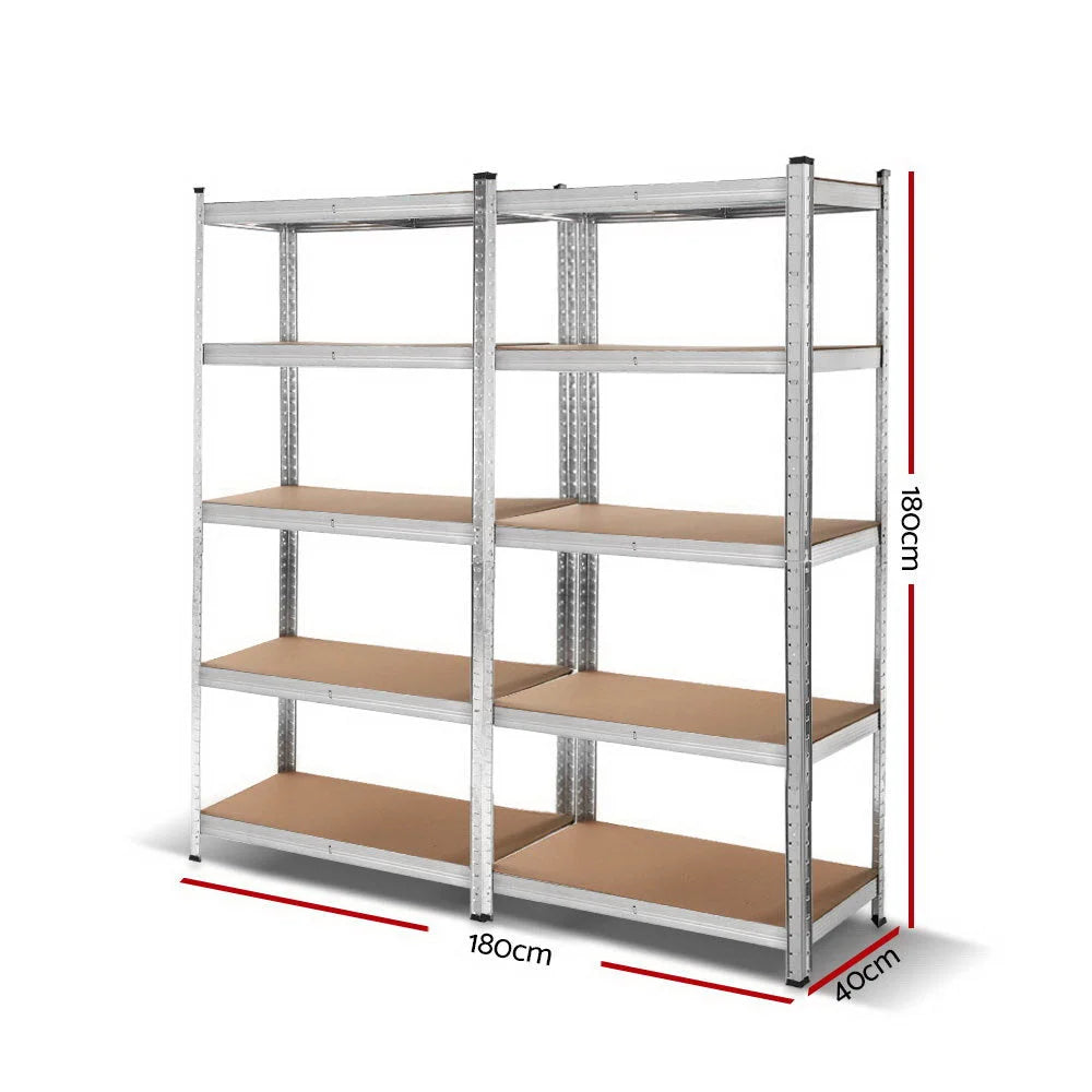 Warehouse Shelving 2x0.9M Metal Steel Racking Storage