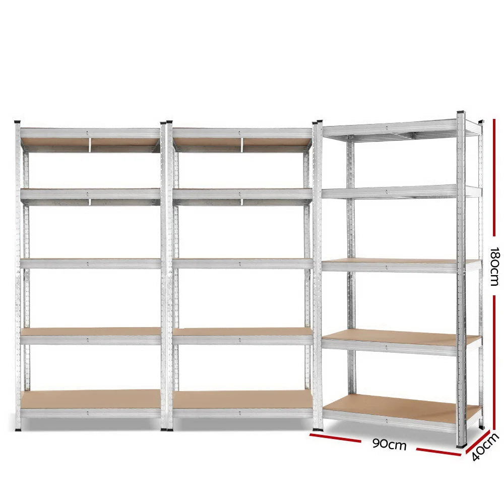 Warehouse Shelving 3x0.9M Metal Steel Racking Storage