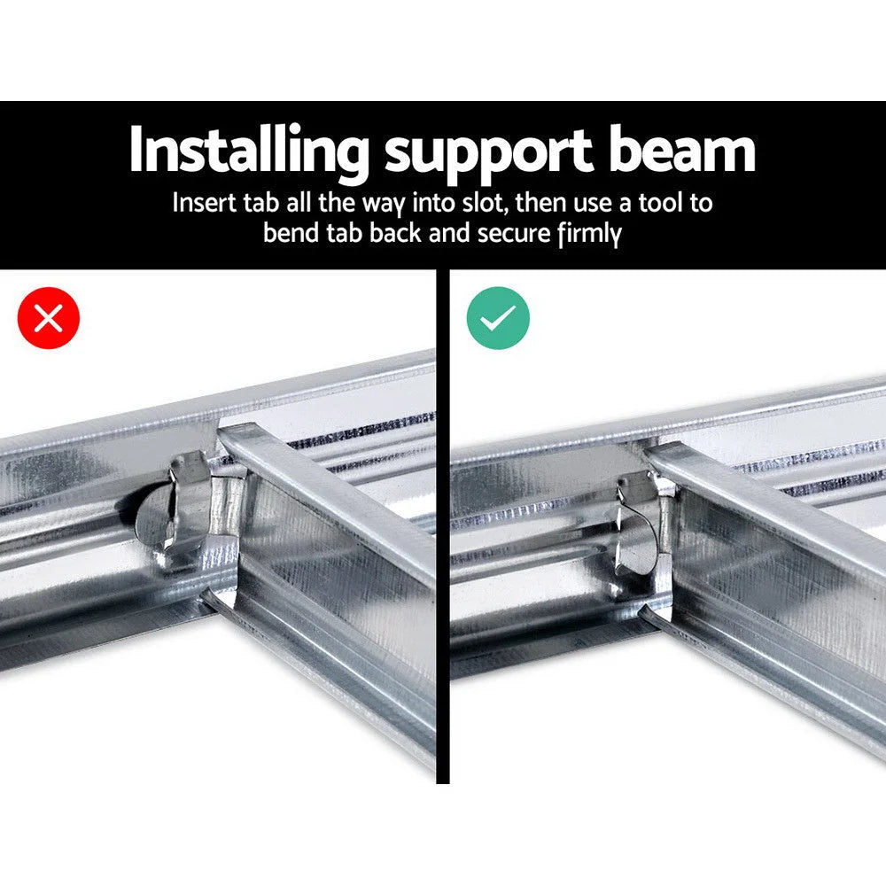 Warehouse Shelving 5x0.9M Metal Steel Racking Storage