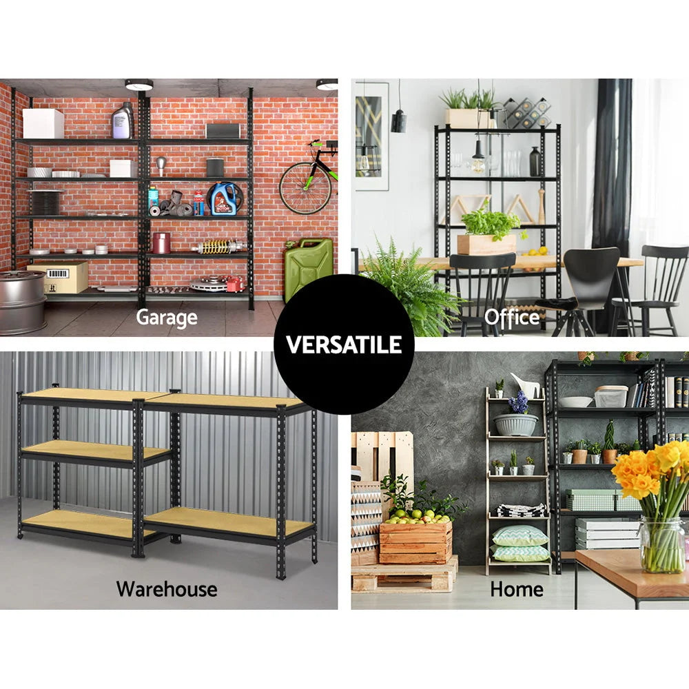 Warehouse Shelving Rack 1.8M 5-Shelves Steel Garage Storage