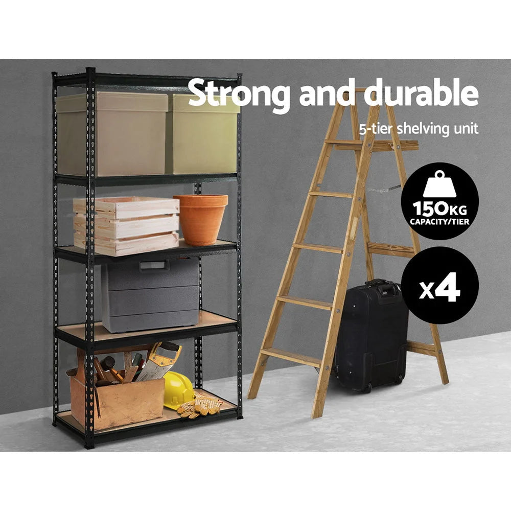 Warehouse Shelving Racking 4x1.5M Storage Garage Steel