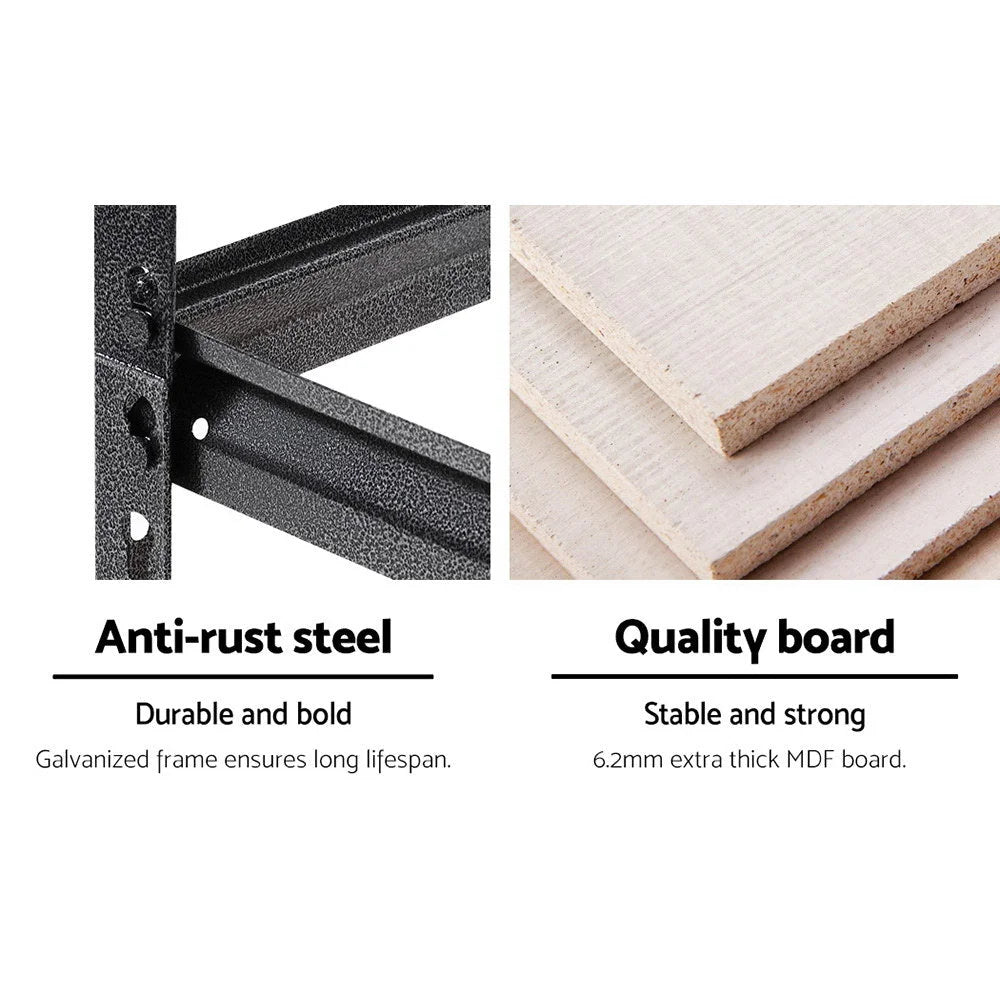 Warehouse Shelving Racking Storage Rack 1.8M 5-Shelves