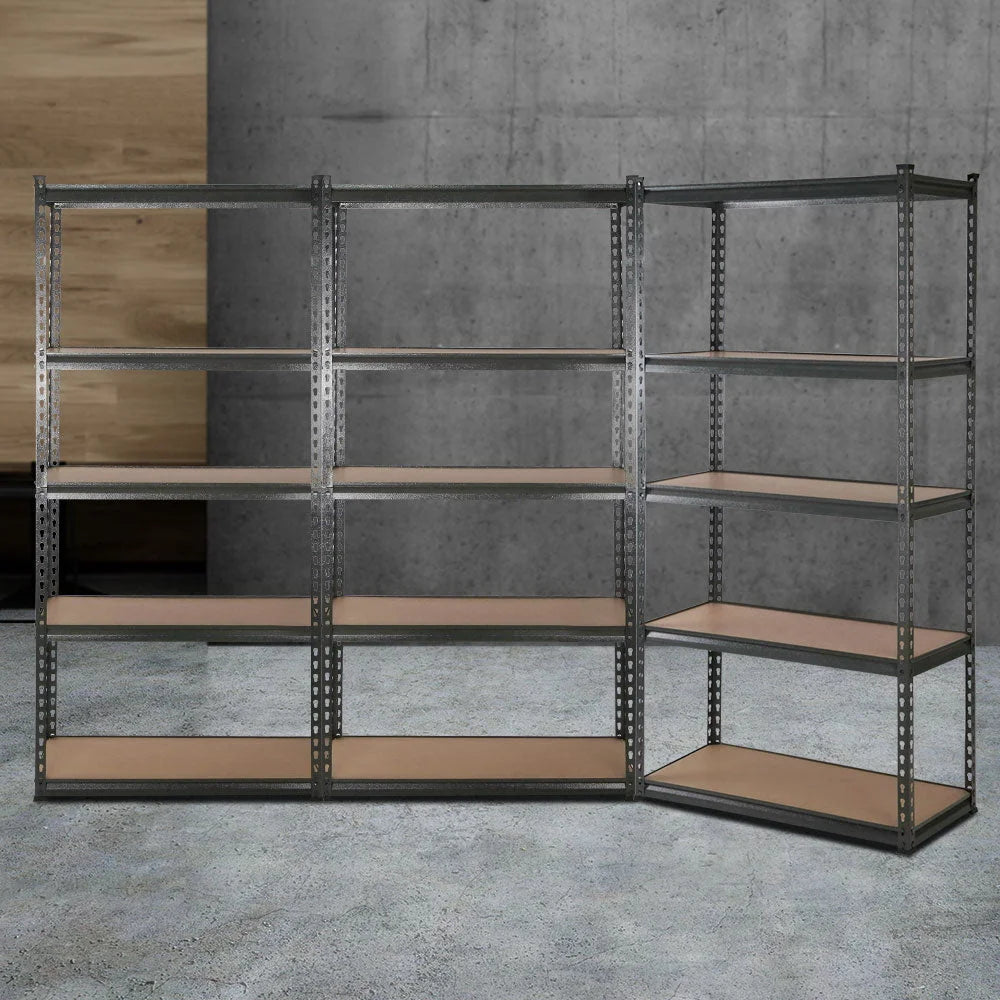 Warehouse Shelving Racking Storage Rack 3x0.9M 5-Shelves