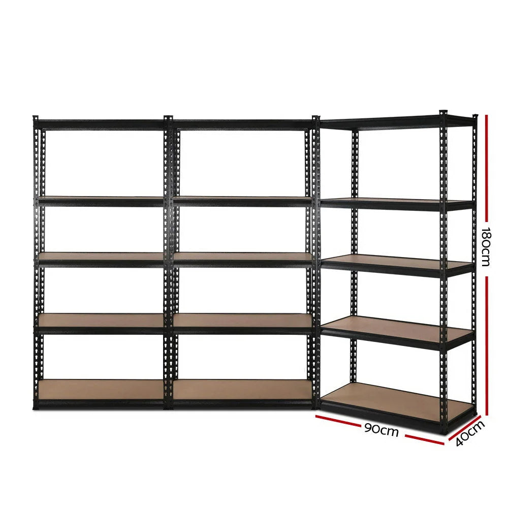 Warehouse Shelving Racking Storage Rack 3x1.8M 5-Shelves