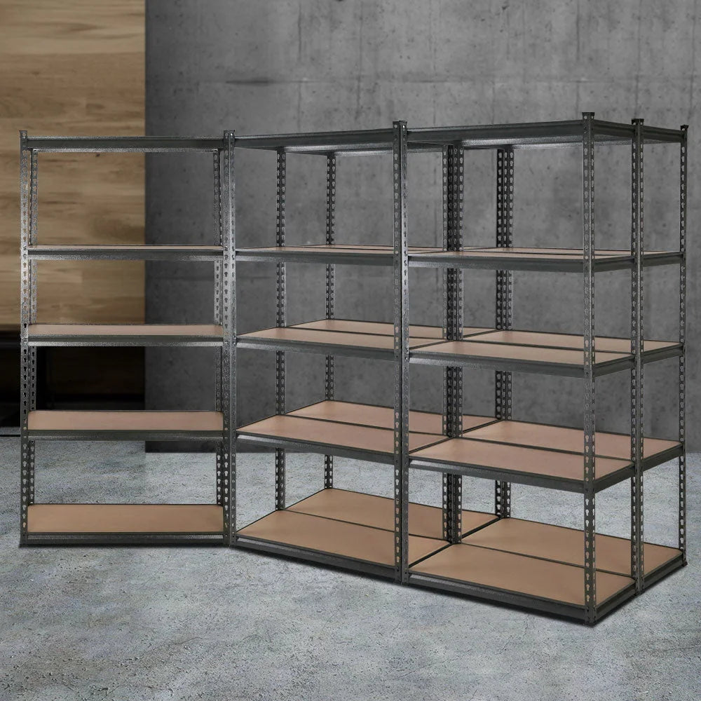 Warehouse Shelving Racking Storage Rack 5x0.9M 5-Shelves