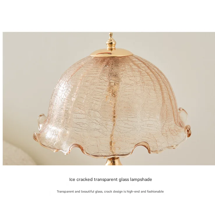 Warm Light French-Inspired Bedside Lamp - Modern Minimalist