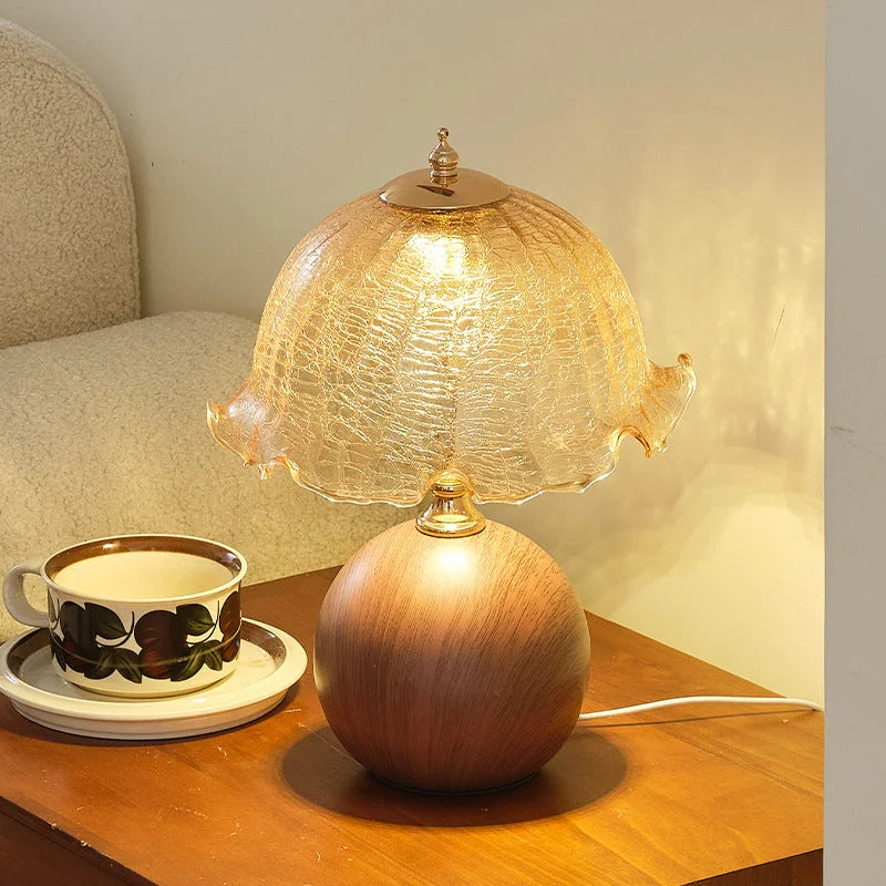 Warm Light French-Inspired Bedside Lamp - Modern Minimalist