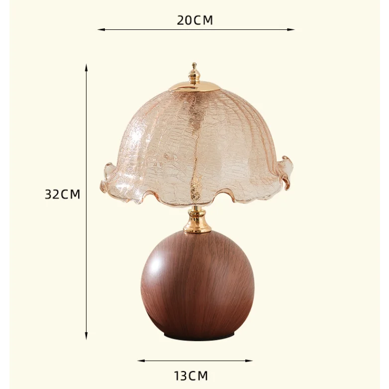 Warm Light French-Inspired Bedside Lamp - Modern Minimalist