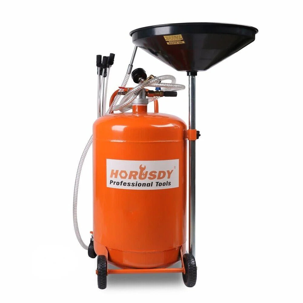 Waste Oil Drainer HORUSDY 80L Pneumatic Fluid Collection