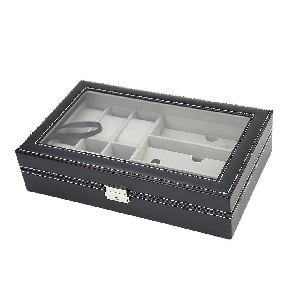 Watch & Sunglasses Display Storage Box 6 + 3 Grid Organizer