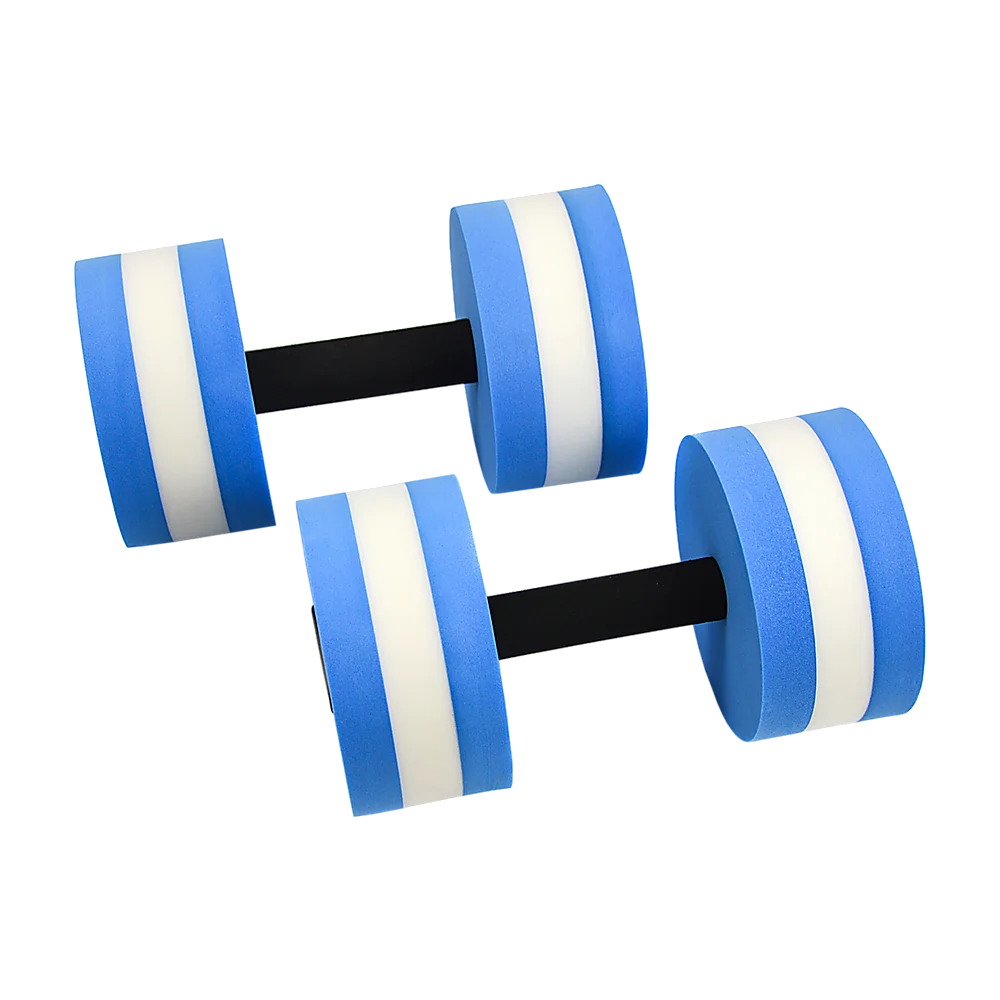 Water Aerobics Dumbbell Set of 2 EVA Aquatic Barbell