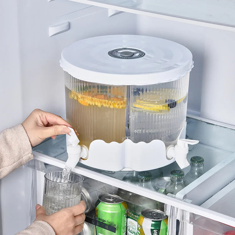 Water Bottle + 4 Cups + Tray Large Capacity Rotating