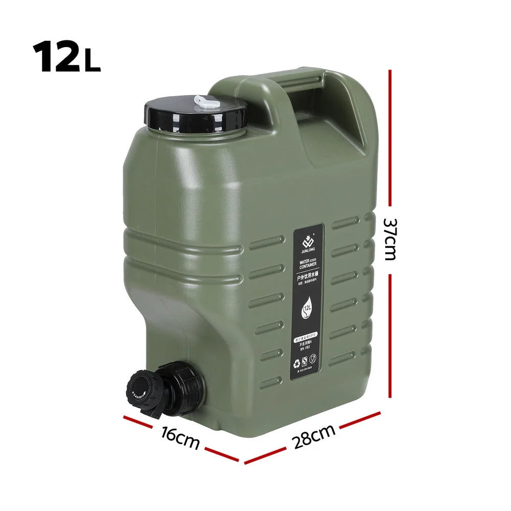 Water Container 12L HomeMyGarden Jerry Can Bucket for Camping Outdoor Storage Tank