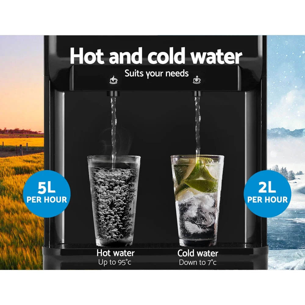 Water Cooler Dispenser Bench Top black 941