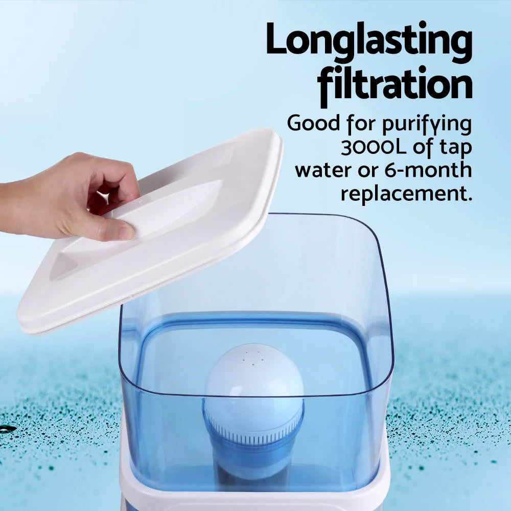 Water Cooler Filter Purifier 2 Pack Ceramic Carbon Mineral