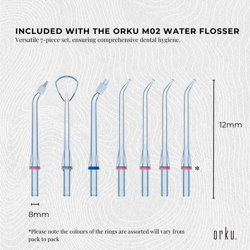 Water Jet Dental Flosser 600ml Black - Electric Oral