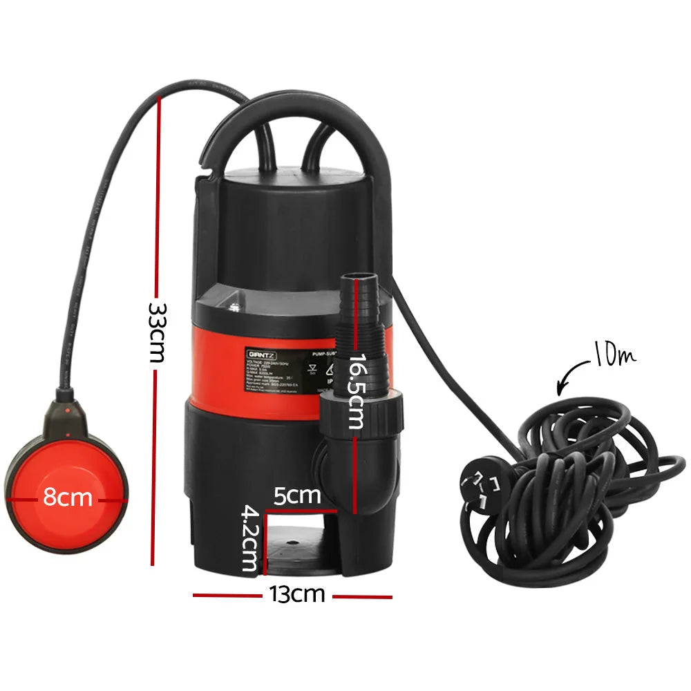 Water pump with giantz 400w dirty submersible sump