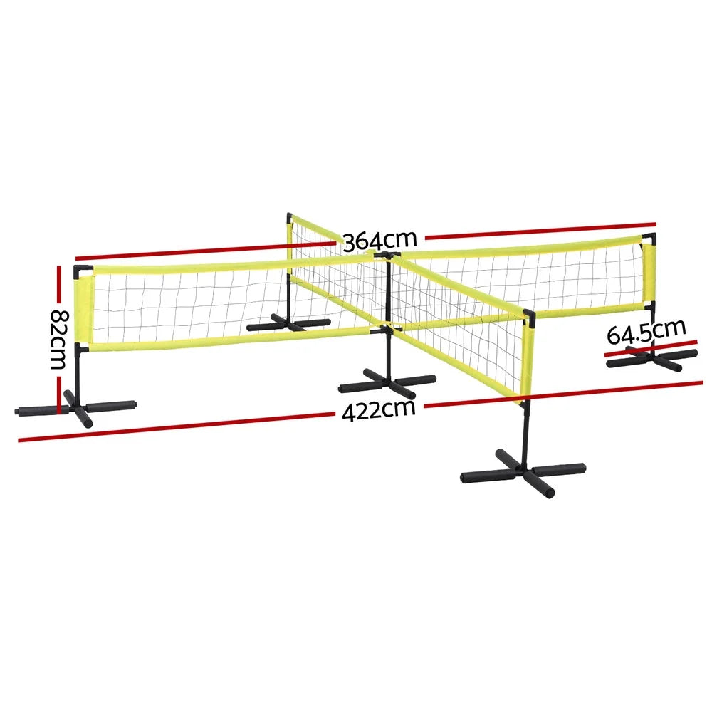Water Volleyball Net Set Portable Swimming Pool Game - 4