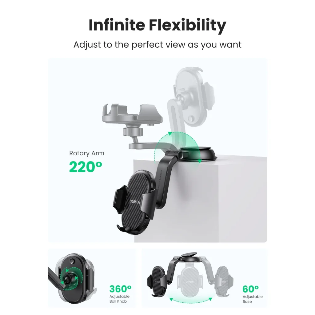 Waterfall-Shaped Suction Cup Phone Mount - 20473