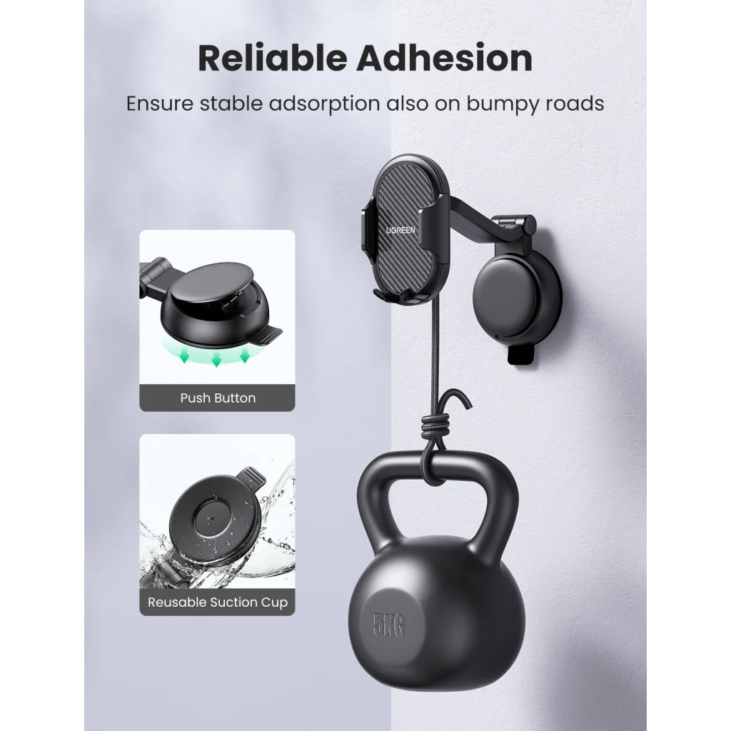 Waterfall-Shaped Suction Cup Phone Mount - 20473