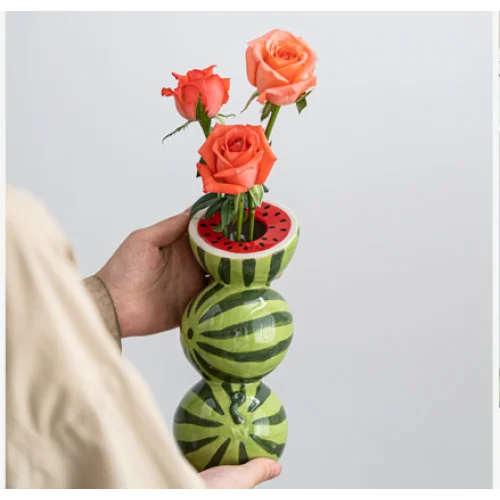 Watermelon Nordic-Style Minimalist Fruit and Flower Vase