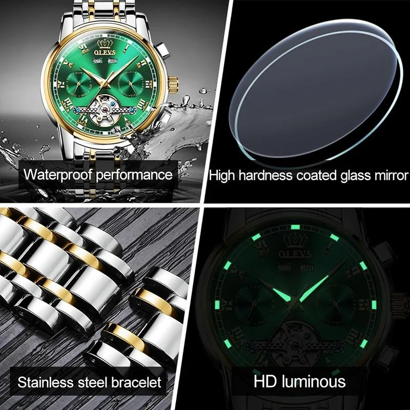 Waterproof Automatic Mechanical Watch for Men