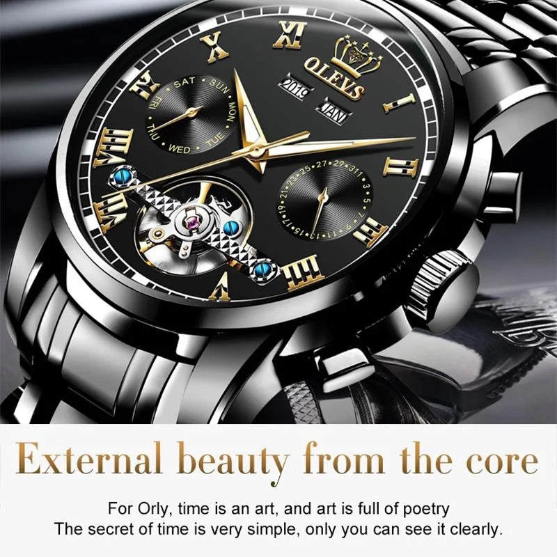 Waterproof Automatic Mechanical Watch for Men