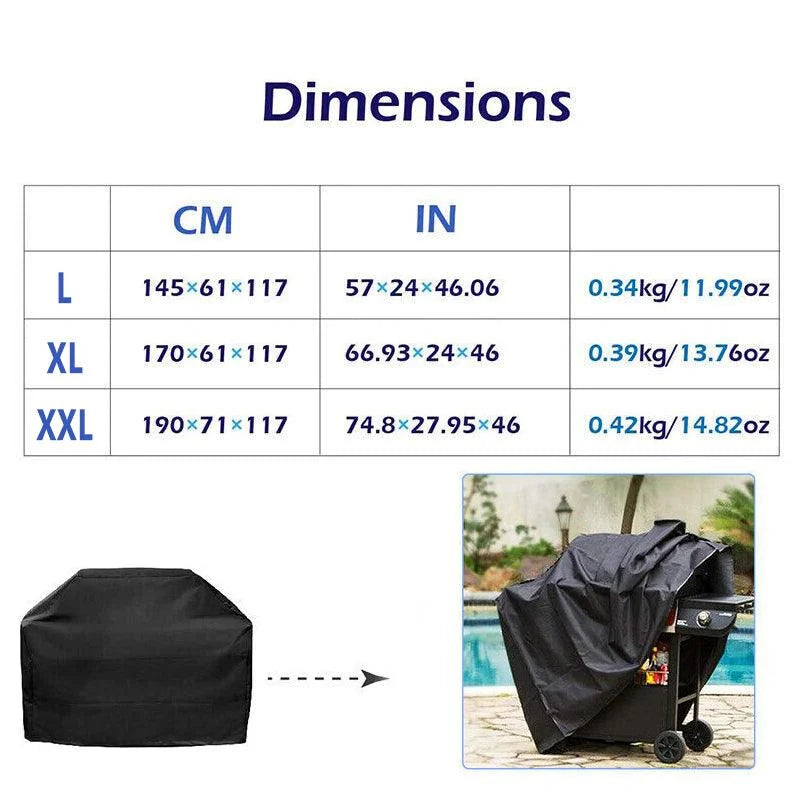 Waterproof Bbq Cover Heavy Duty Rain Gas Barbeque Smoker