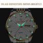 Waterproof Business Men Quartz Watch with Butterfly Buckle