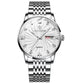 Waterproof Business Men Quartz Watch with Butterfly Buckle