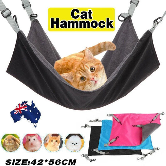 Waterproof Cat Hammock Hanging Bed Double Layer Dual Side